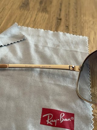 Occhiali da sole Ray-Ban Aviator donna oro rosa