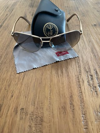 Occhiali da sole Ray-Ban Aviator donna oro rosa