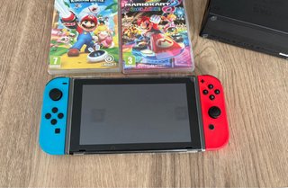 Nintendo Switch + 4 Juegos + microSD 256GB
