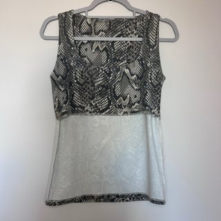 Camiseta Zara Animal Print Tirantes