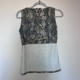 Camiseta Zara Animal Print Tirantes
