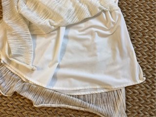 Bellissimo abito donna color panna