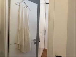 Bellissimo abito donna color panna