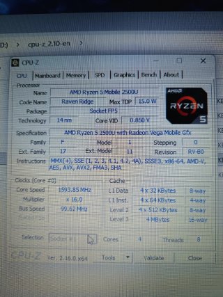 Ordenador portátil Hp AMD Ryzen 5+12GB RAM+SSD