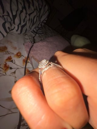 Anillo Angelic Talla Redonda Blanco