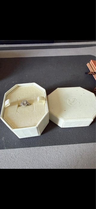 Anillo Angelic Talla Redonda Blanco