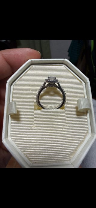 Anillo Angelic Talla Redonda Blanco