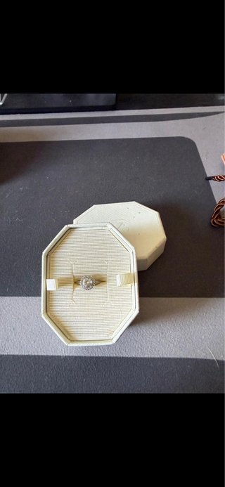 Anillo Angelic Talla Redonda Blanco