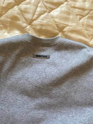 Essentials Sudadera Gris Auténtica