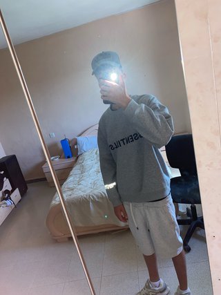 Essentials Sudadera Gris Auténtica