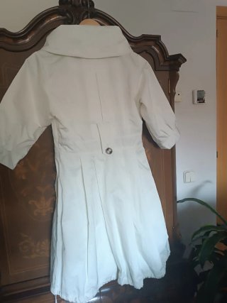 Gabardina mujer blanca