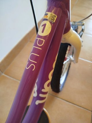 Bicicleta Woom 1 Plus 14 Viola