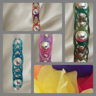 Brazalete tricolor. Colores a elegir.