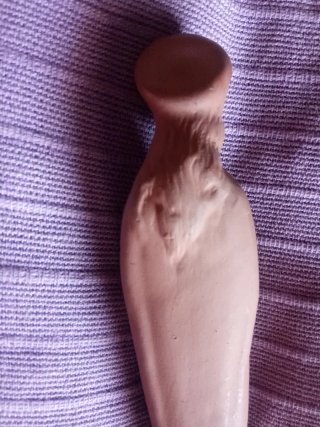 Virgen con Niño antigua terracota muy fina y deli