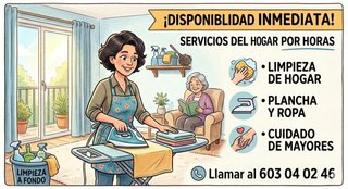 Empleada de hogar por horas - Limpieza