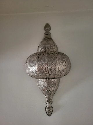 Lámparas Salón Estilo Árabe Plata