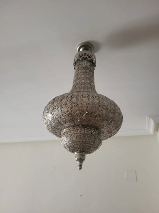 Lámparas Salón Estilo Árabe Plata