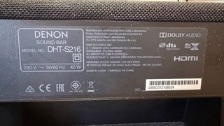 Barra de Sonido DENON DHT-S216, impecable.