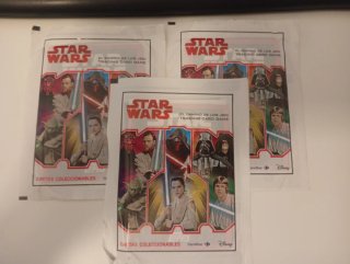 Sobres Star Wars Carrefour El Camino de los Jedi