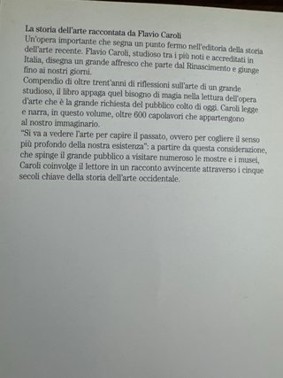 La storia dell'arte raccontata da Flavio Caroli