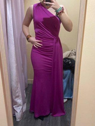 Vestido de fiesta rosa