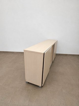 Mueble de oficina madera beige