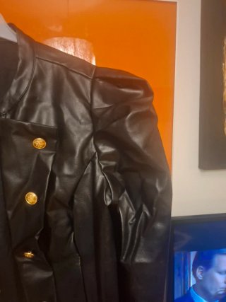 Cazadora Polipiel Napoleónica Zalando Talla M.