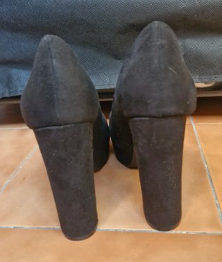 Zapatos de tacón negros talla 37