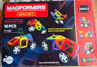 Magformers Set Vehículos 16 Piezas