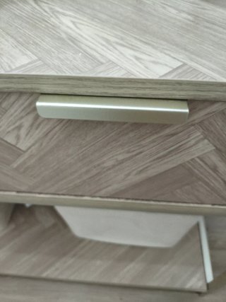 Mueble recibidor madera y metal