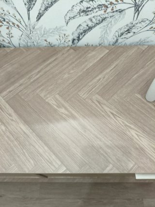 Mueble recibidor madera y metal