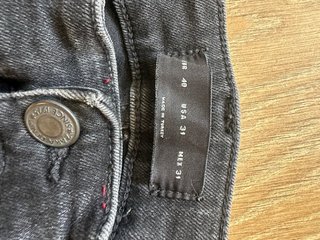 Jeans grises oscuros W31