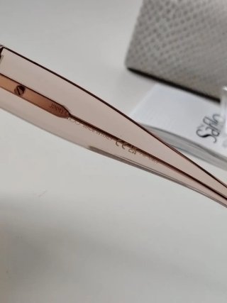 Occhiali da sole Jimmy Choo squadrati rosa/cipria