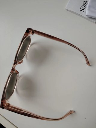 Occhiali da sole Jimmy Choo squadrati rosa/cipria