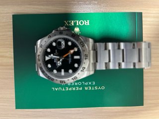 Rolex Explorer II 43mm Negro/Plata