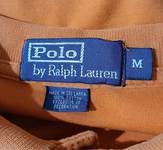 ralph lauren polo size M orange