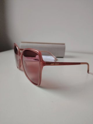 Occhiali da sole Jimmy Choo farfalla rosa