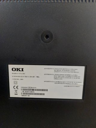 Televisor OKI Negro