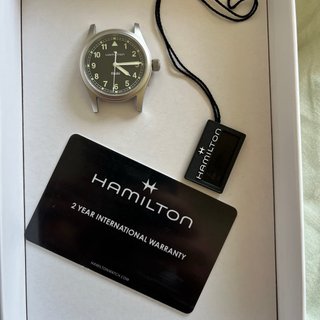 Hamilton Khaki Field 33mm + NATOs extra