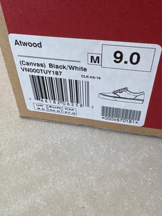 Zapatillas Vans Negras