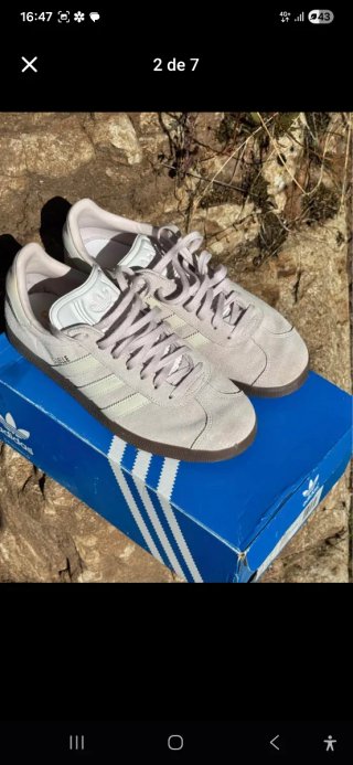 Adidas Gazelle Beige/Blanco Nuevas