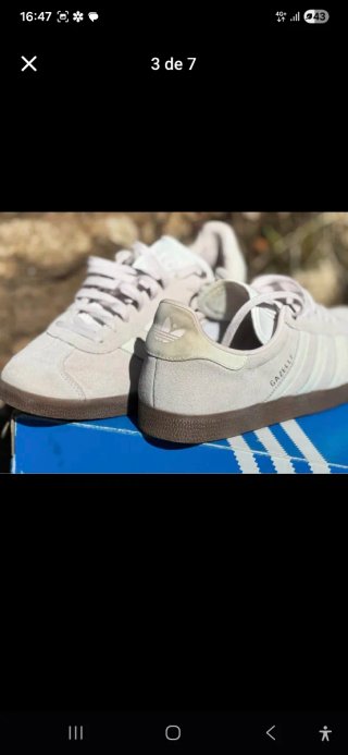 Adidas Gazelle Beige/Blanco Nuevas