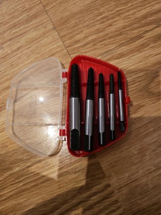 Brocas extractoras de tornillos (5 uds)