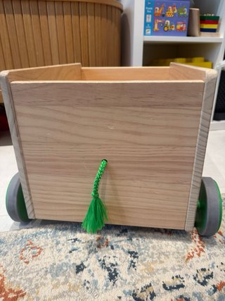 Caja de juguetes IKEA FLISAT con ruedas