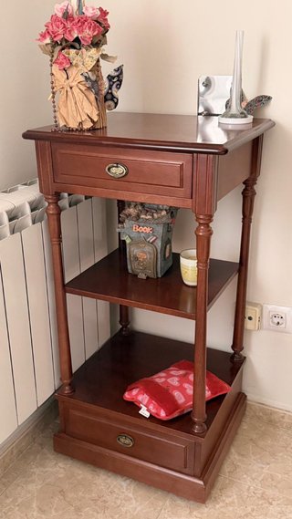 Mueble auxiliar madera vintage