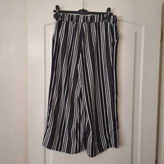 Pantaloni donna righe bianche e nere