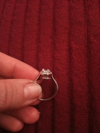 Anillo compromiso Swarovsk 18,5mm