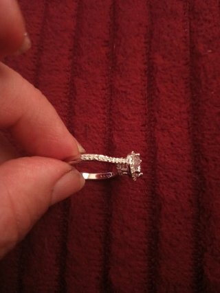 Anillo compromiso Swarovsk 18,5mm