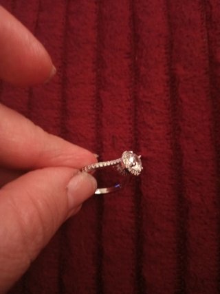 Anillo compromiso Swarovsk 18,5mm