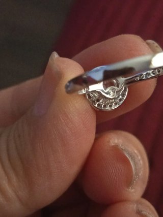 Anillo compromiso Swarovsk 18,5mm